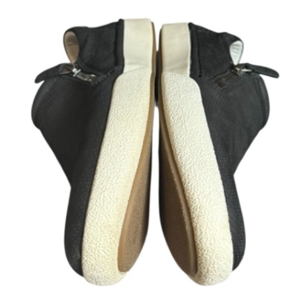 Josef Seibel Black Slip-On Sneakers Zipper Size 38/7 - Picture 4 of 10